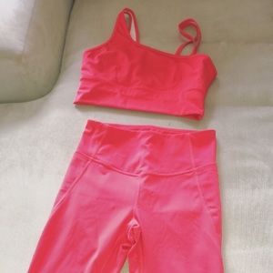 Zella workout leggings and cropped sports bra